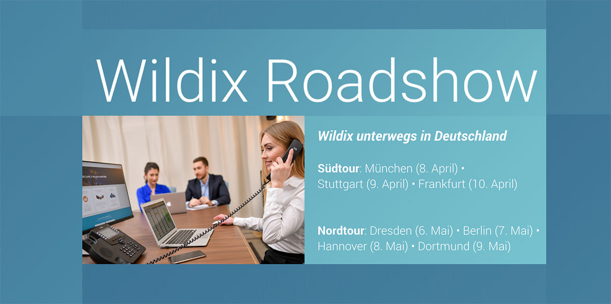 Wildix Roadshow in Spring 2019 in Germany