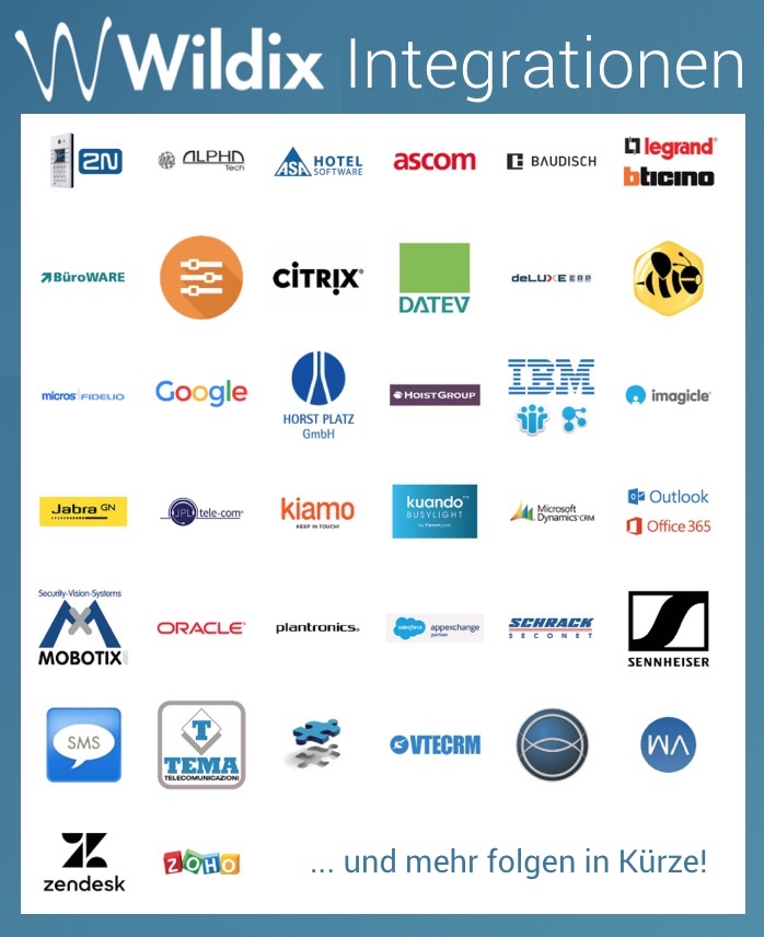 Wildix Integrationen Wildix Integrationen