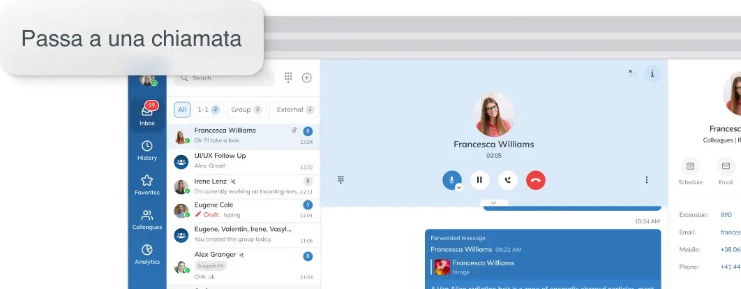Zu einem Anruf springen