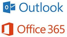 Microsoft Outlook and Office 365​ logos