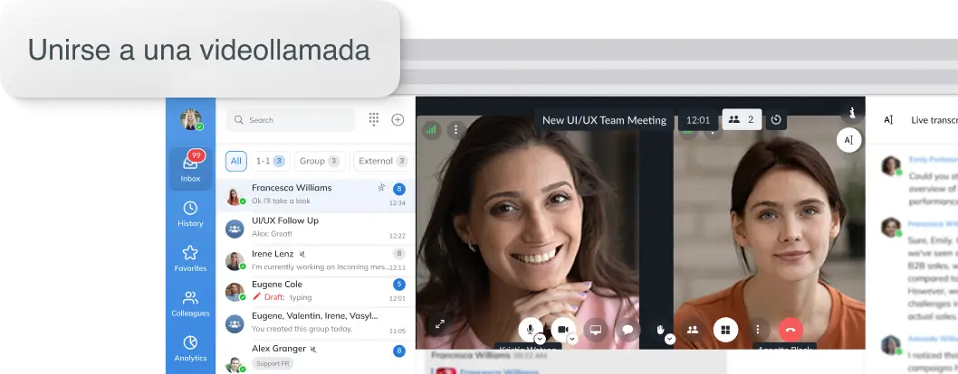 Passa a una videochiamata