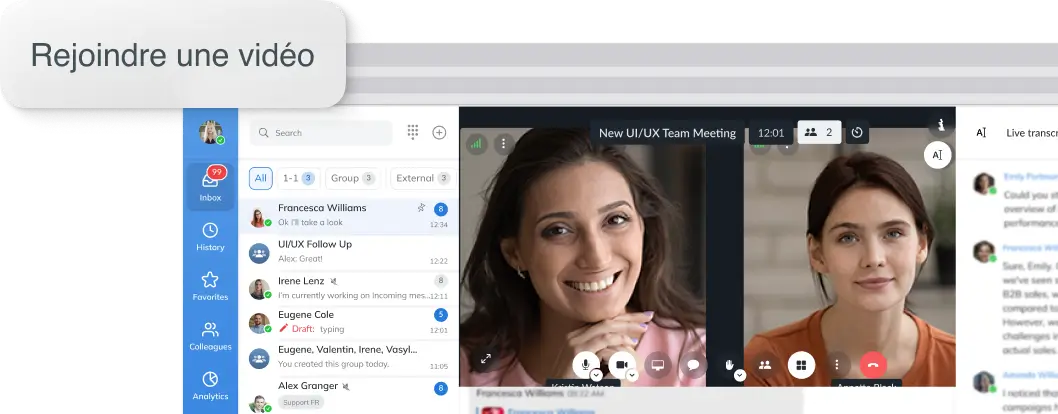 Rejoindre une vidéo