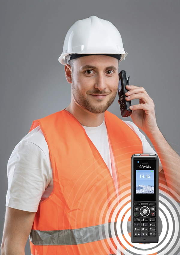 W-AIR LifeSaver. The DECT phone designed to protect life and business.