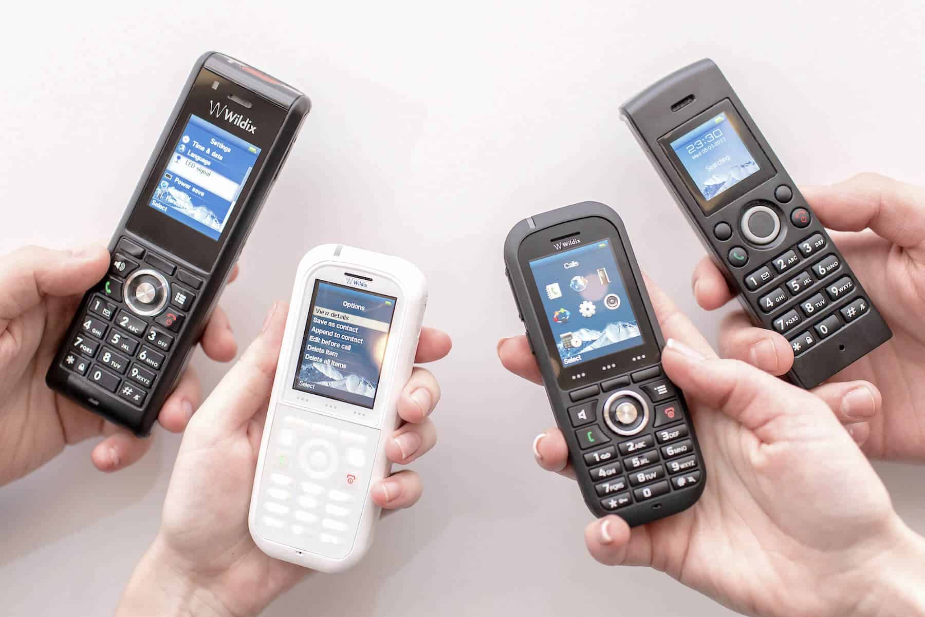 Cordless DECT handsets W-AIR system