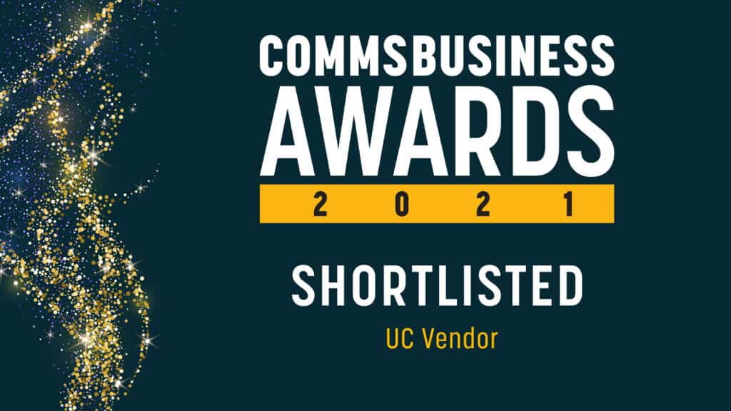 Comms Business Awards 2021 Shortlisted UC vendor