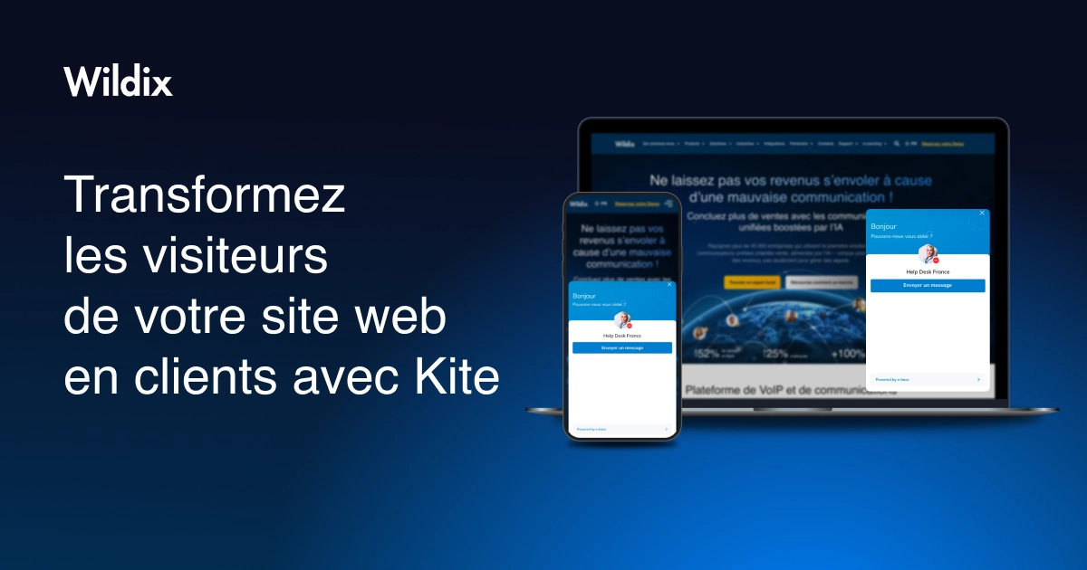 Kite Website Chat Widget - FR