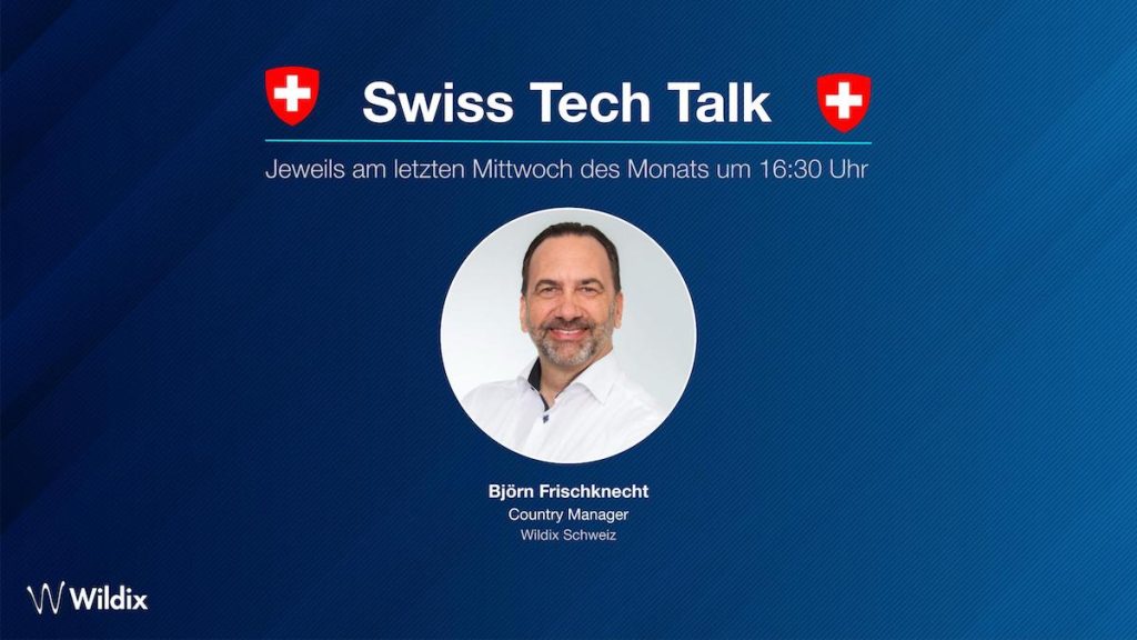 Swiss Tech Talk jeweils am letzten Mittwoch des Monats um 16:30 Uhr