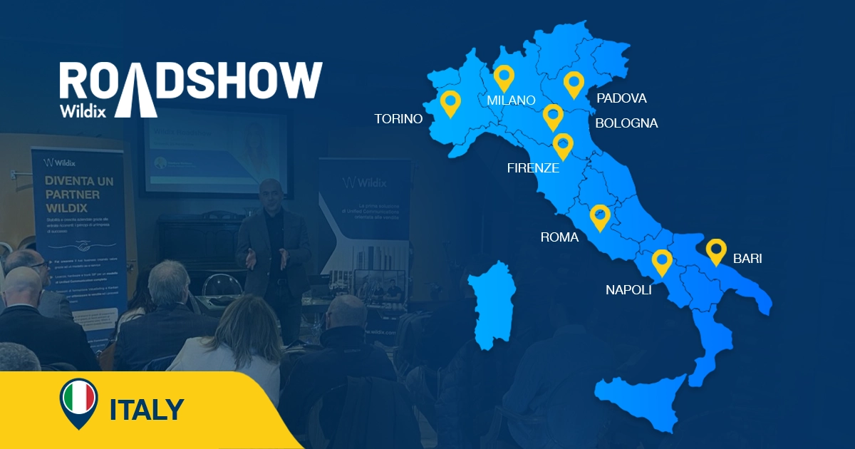 Wildix svela le date dei Roadshow 2024: Un'opportunità per le Unified Communications