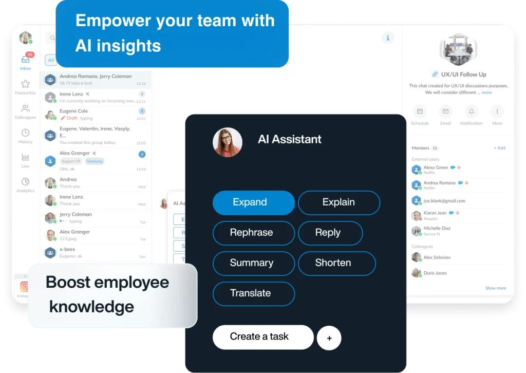 Empower your team with AI insights - Boost employee knowledge