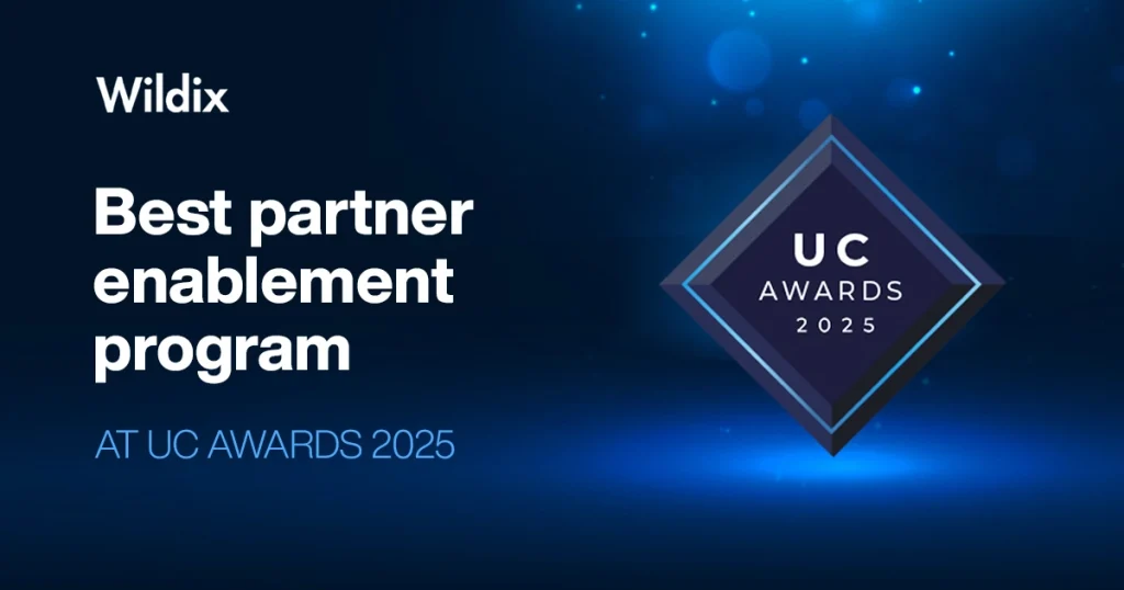 Wildix Honored With Best Partner Enablement Program at UC Awards 2025