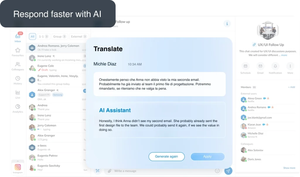 AI Solutions - AI assistant in chat - EN