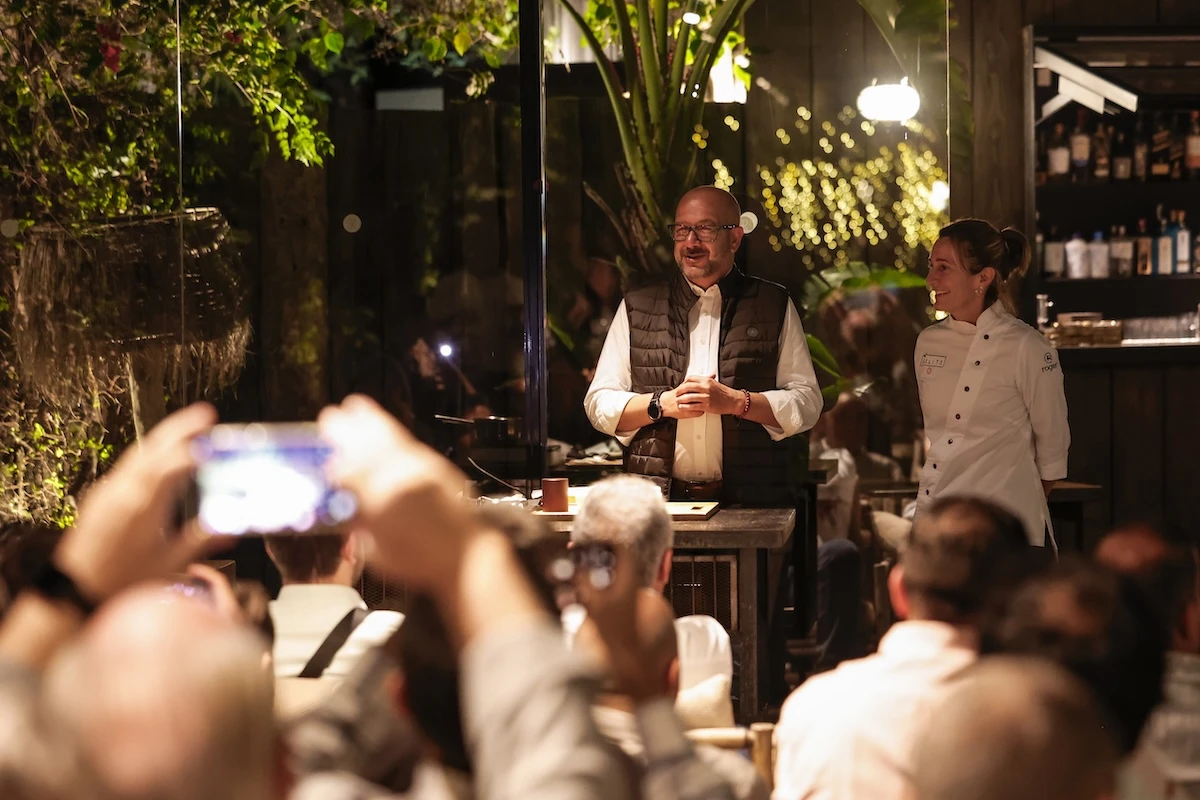 Showcooking dinner at La Salita restaurant