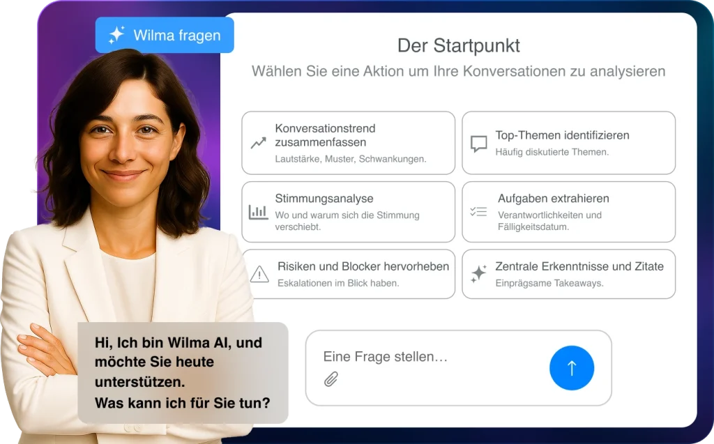 Wilma AI Get started - DE