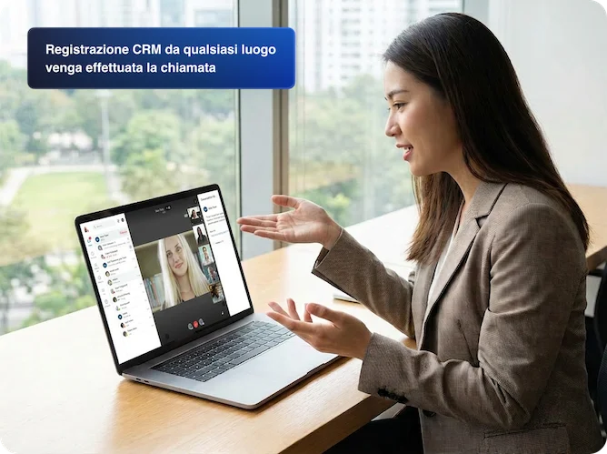 CRM logging from wherever the call is taken - IT