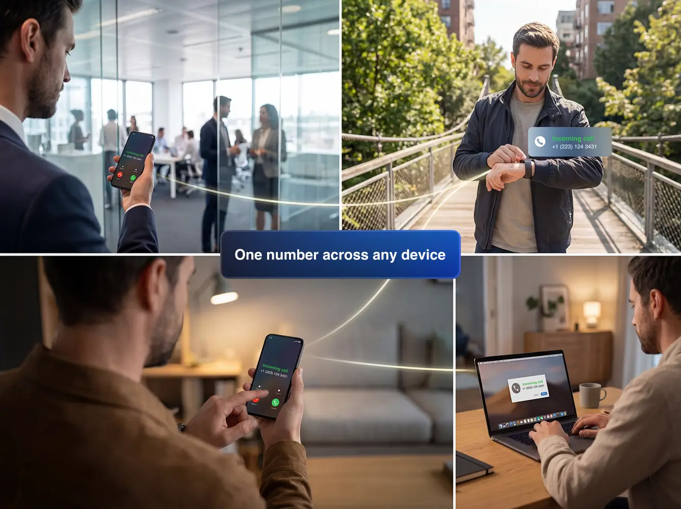 One number across any device