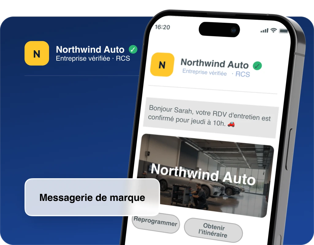 Branded messaging - FR