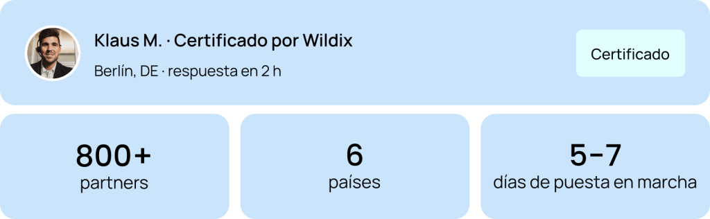 Certified local Wildix partner configuring the AI receptionist for a practice
