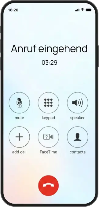 Mobile phone call