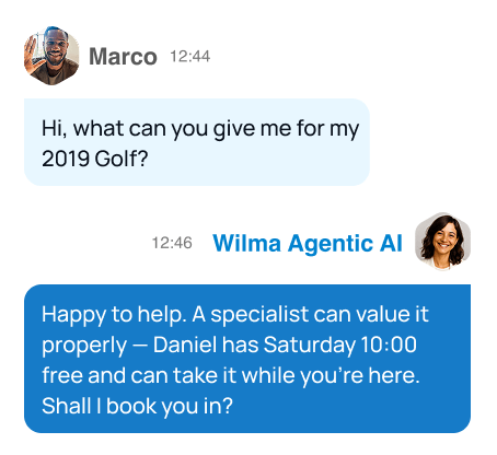 AI automotive chat