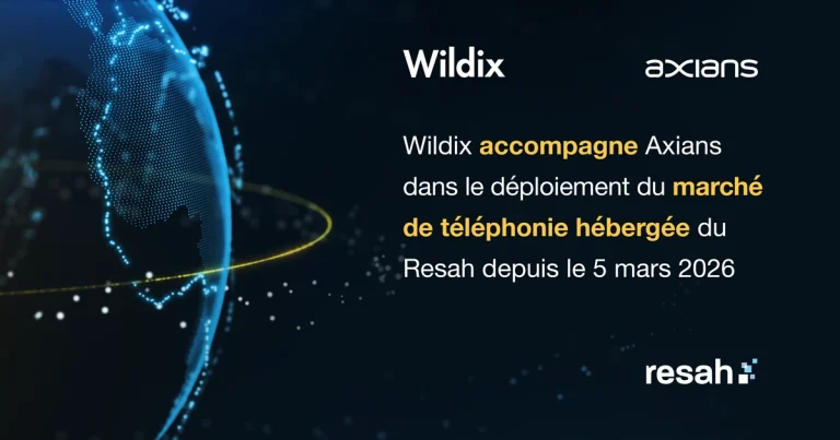 Collaboration between Axians - RESAH - Wildix - PR - FR