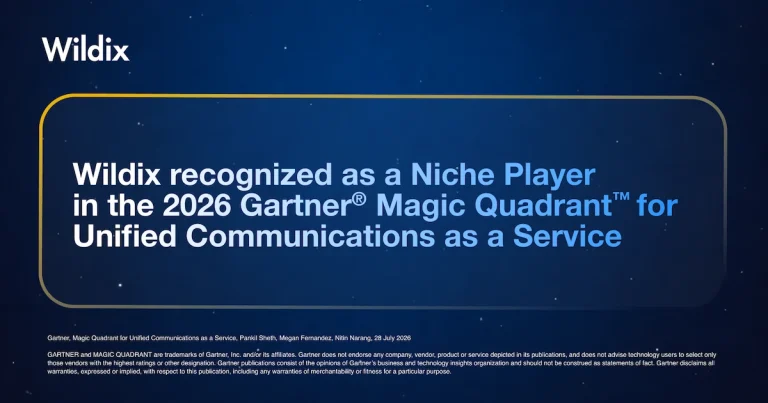 Wildix Recognized in 2026 Gartner® Magic Quadrant™ for Unified Communications as a Service