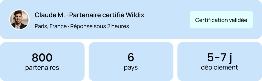 Certified local Wildix partner configuring the AI receptionist for a practice